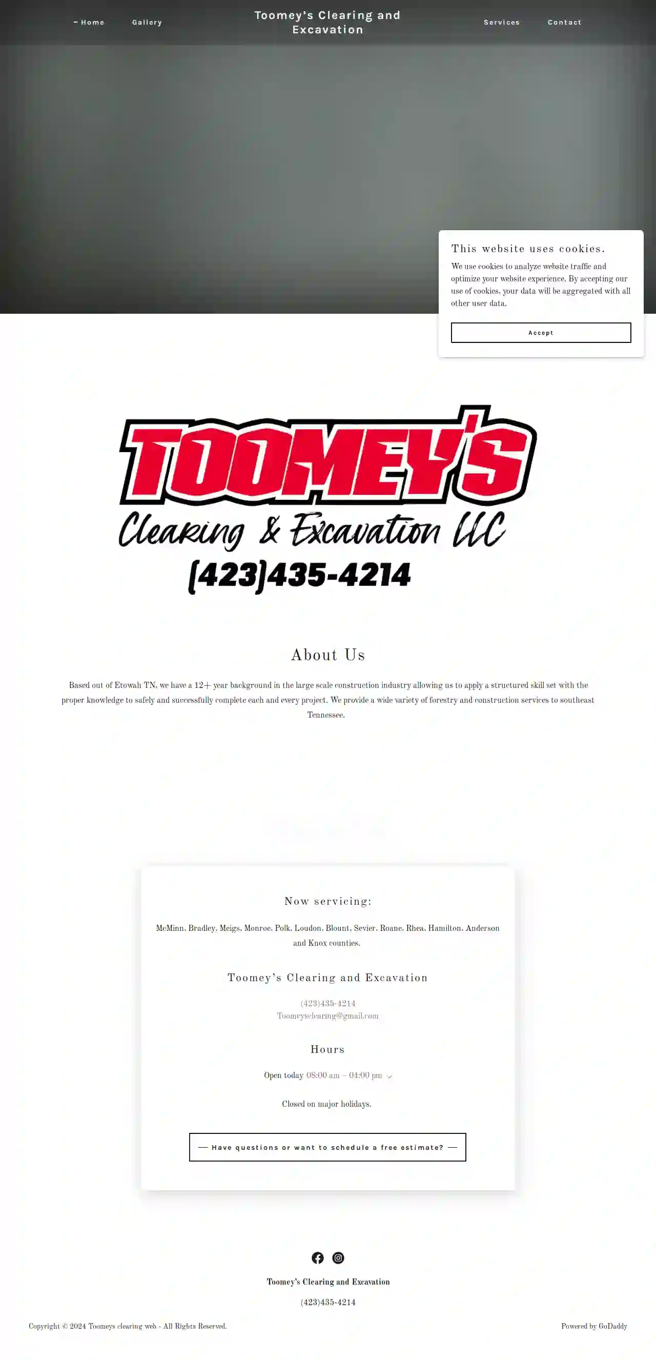 Toomey's clearing and excavation LLC