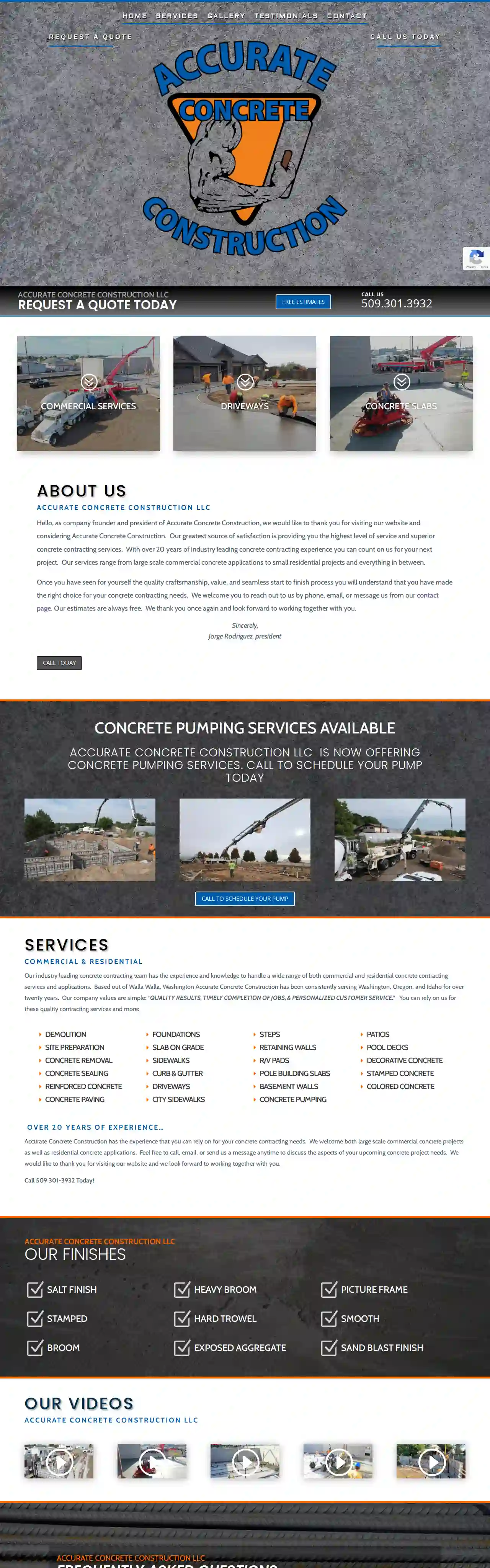 Accurate Concrete Construction LLC.