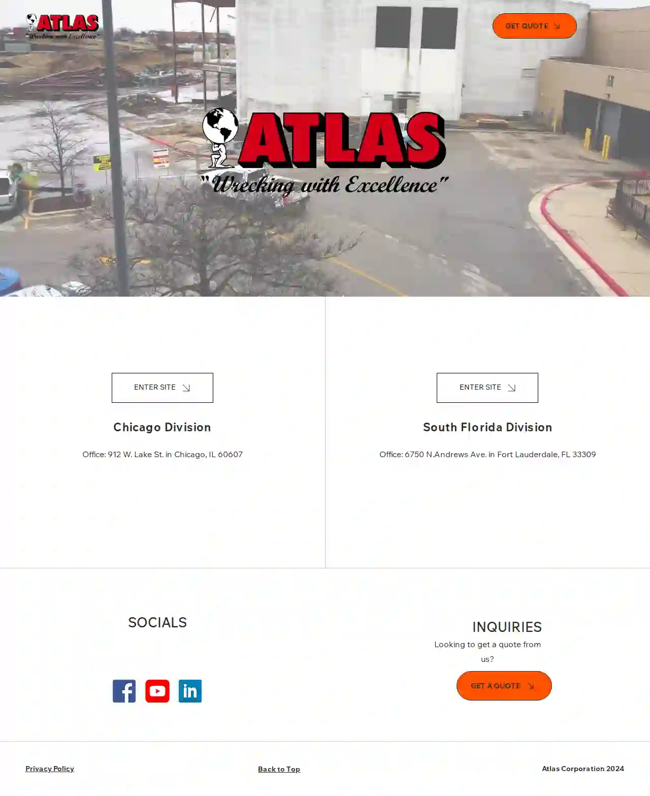 Atlas Demolition - Chicago, IL / Ft. Lauderdale FL