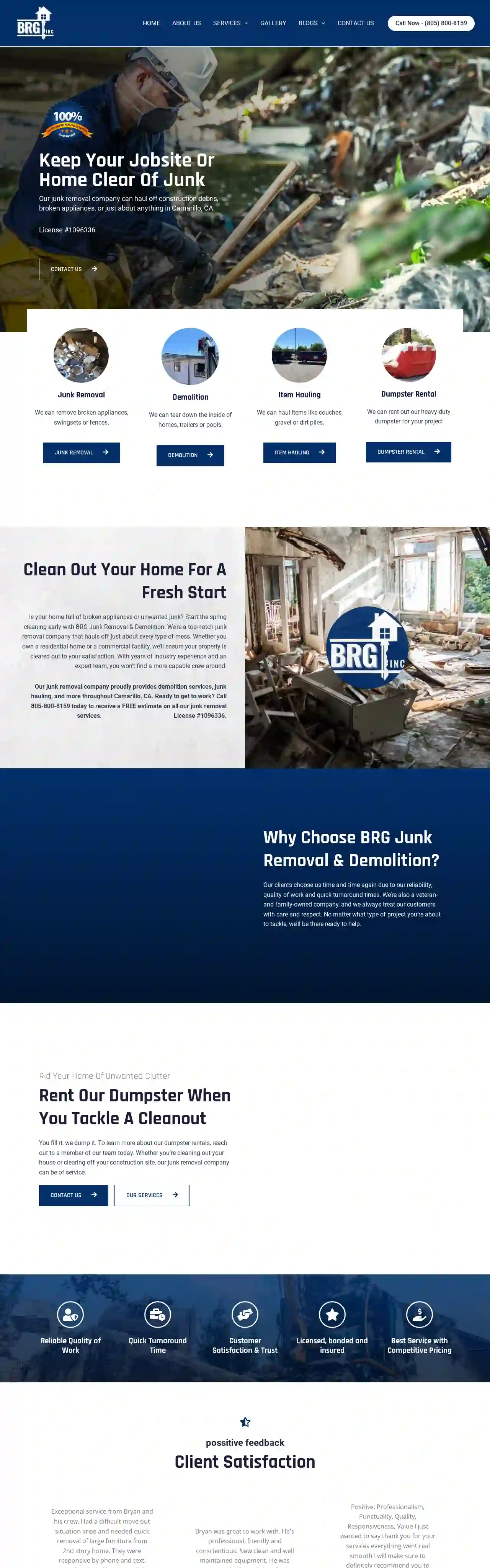 BRG Junk Removal & Demolition