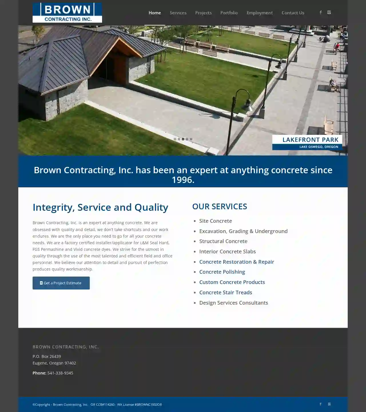 Brown Contracting Inc