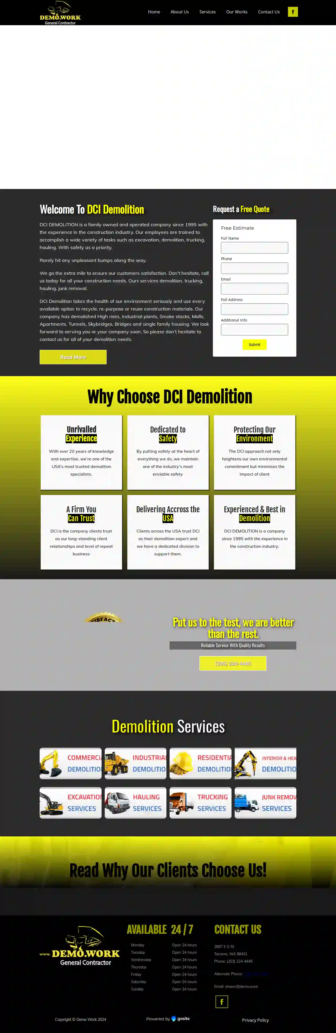 Demowork Demolition Contractor