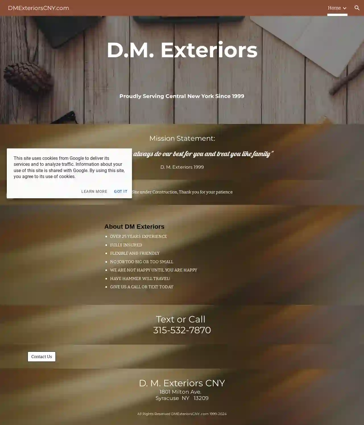 D.M. Exteriors CNY