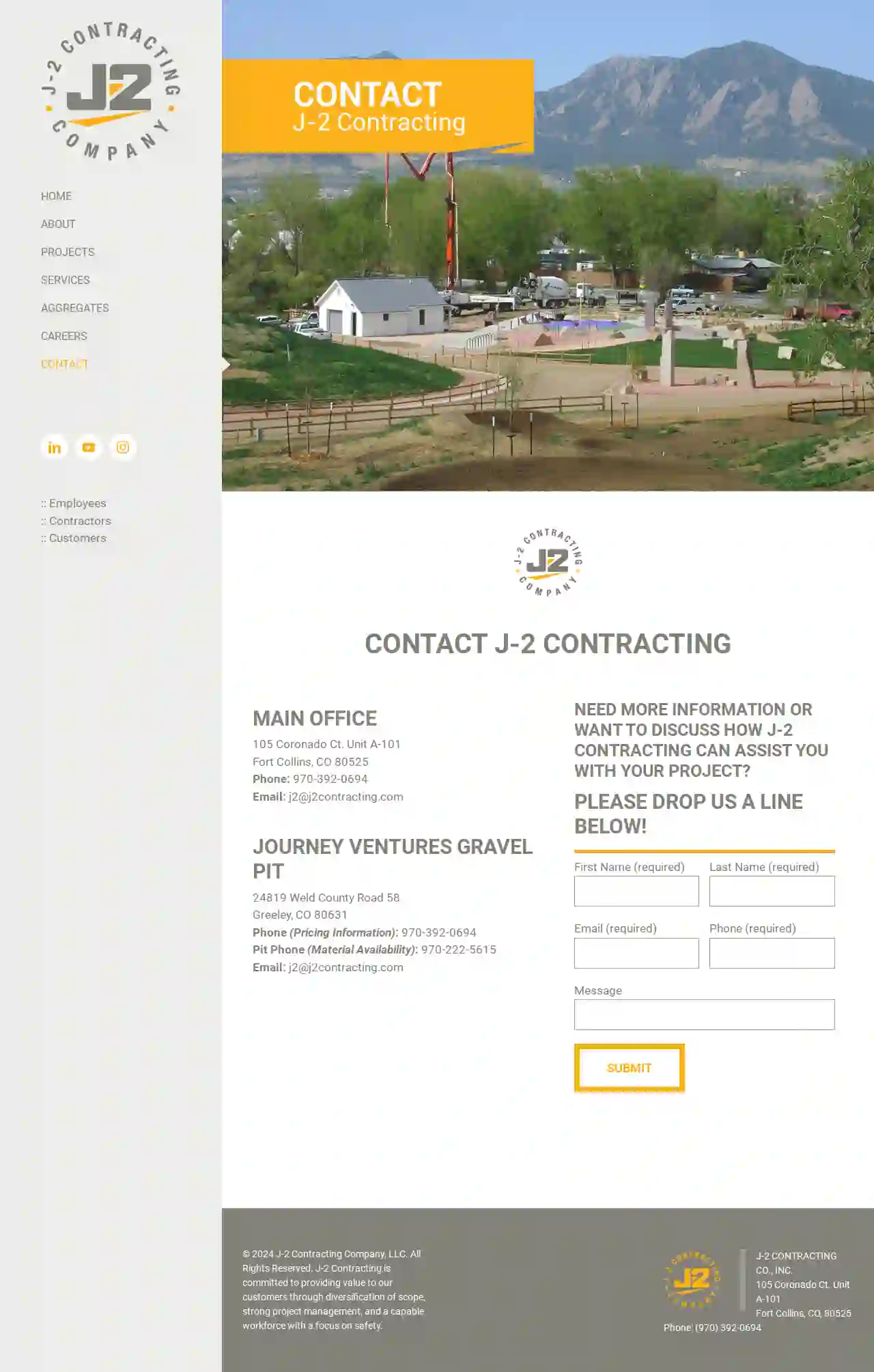 J-2 CONTRACTING CO., INC.