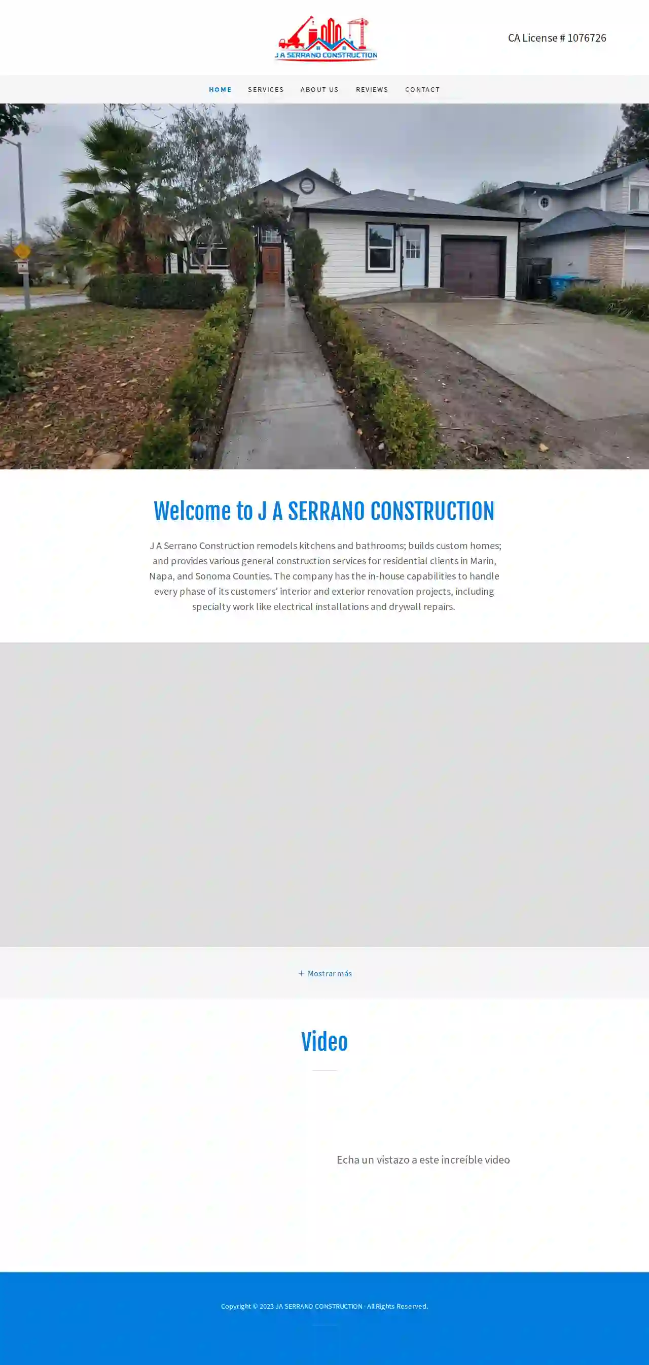 J A SERRANO CONSTRUCTION