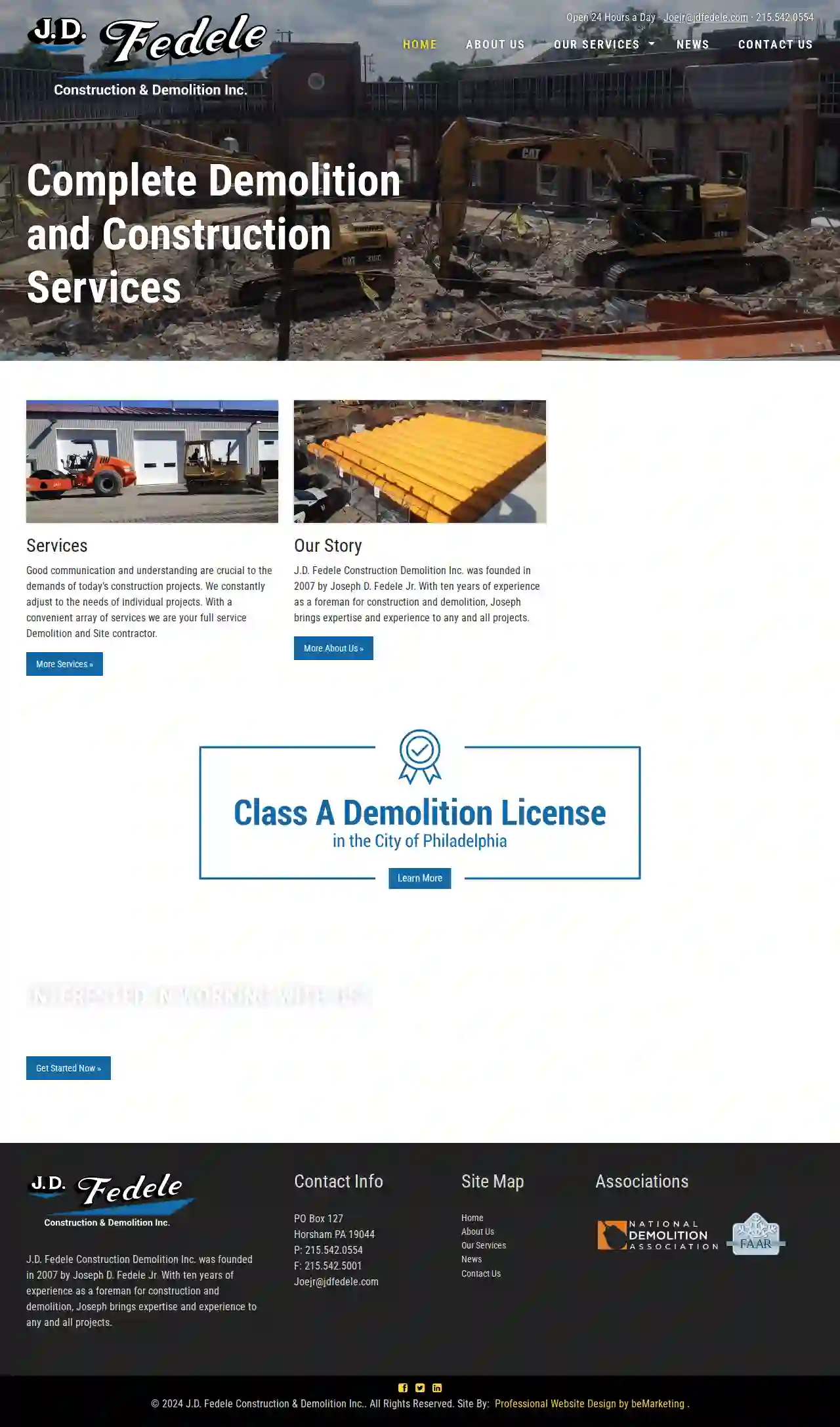 J. D. Fedele Construction Demolition, Inc.