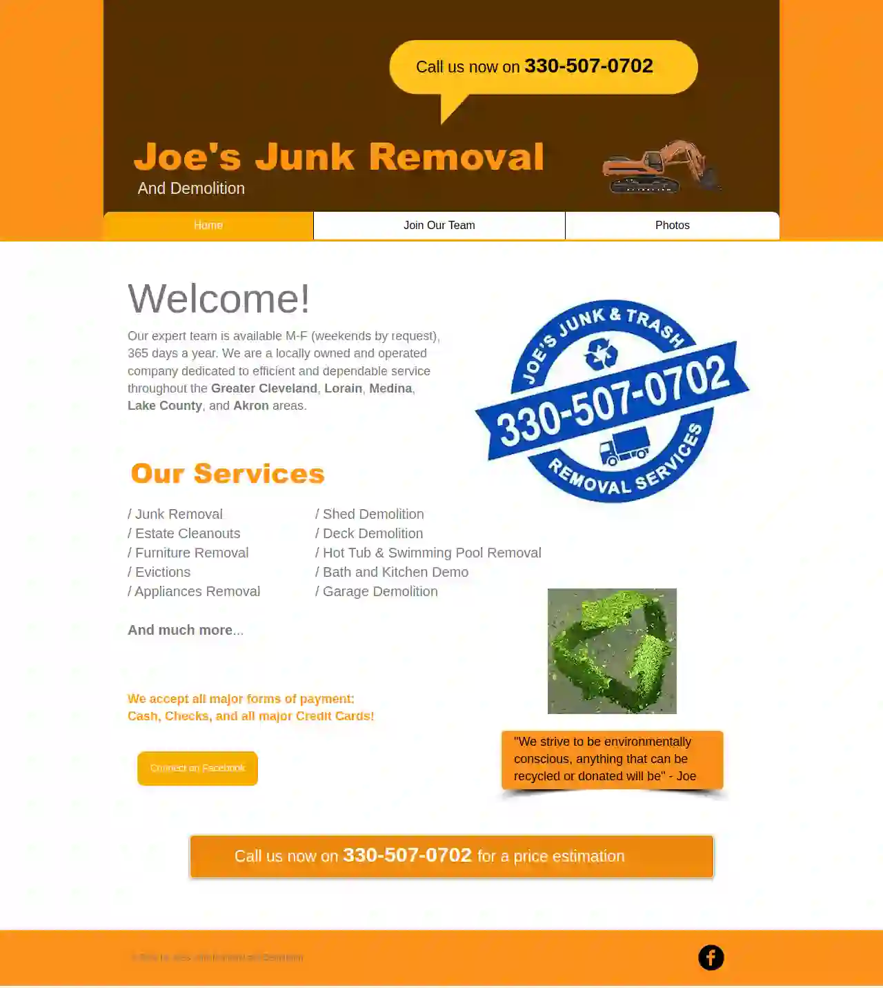 Joe's Junk Removal and demolition