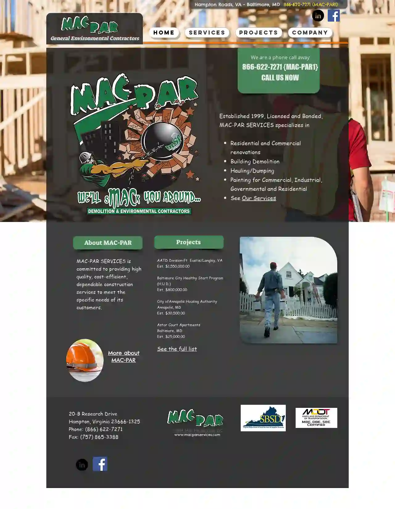 MAC-PAR SERVICES, LLC-General Environmental Contractors