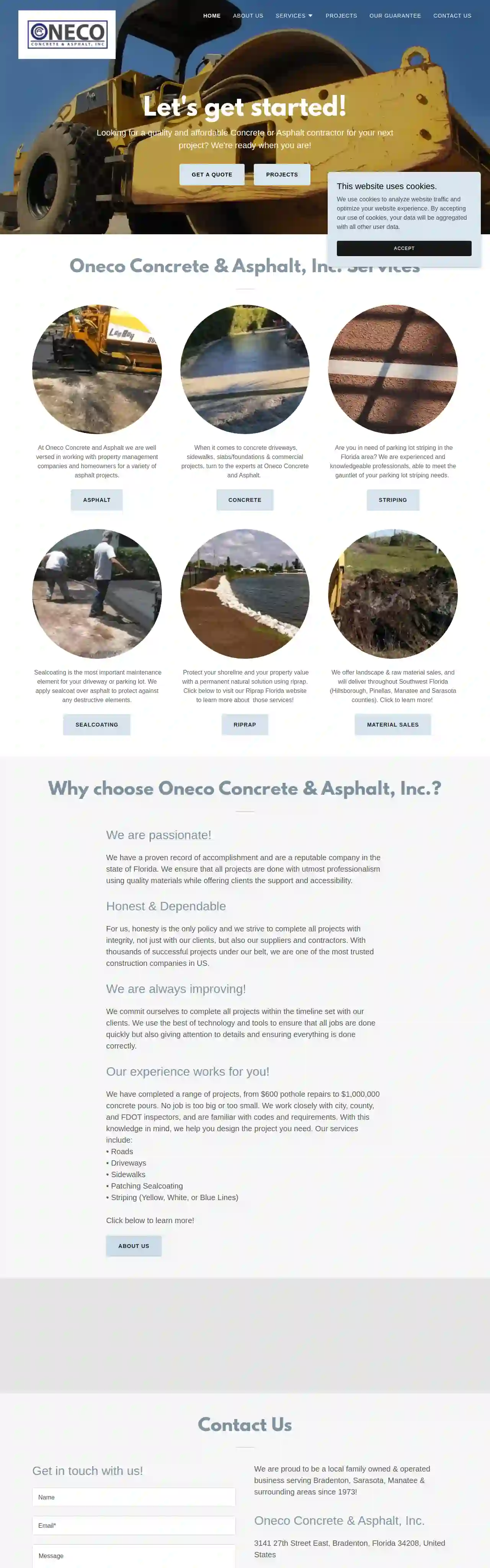 Oneco Concrete & Asphalt Inc