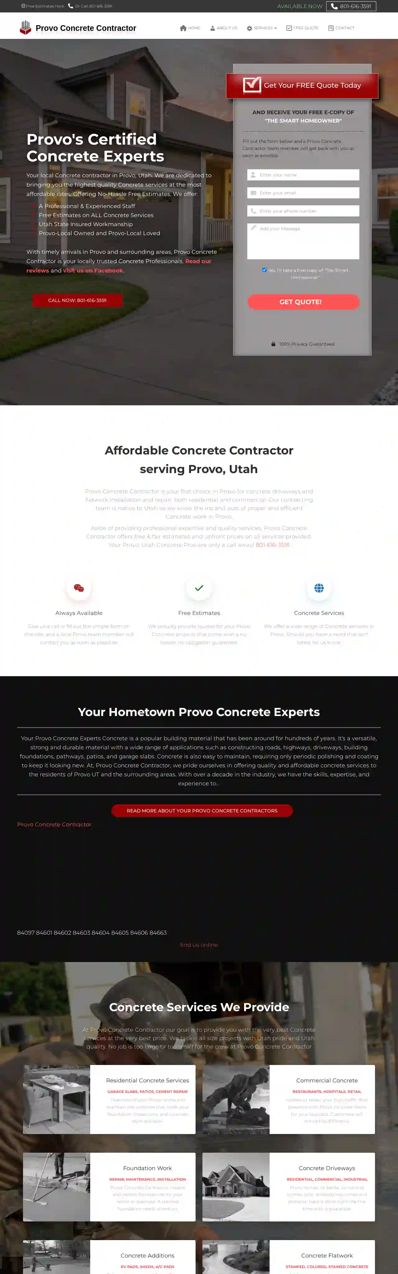 Provo Concrete Contractor