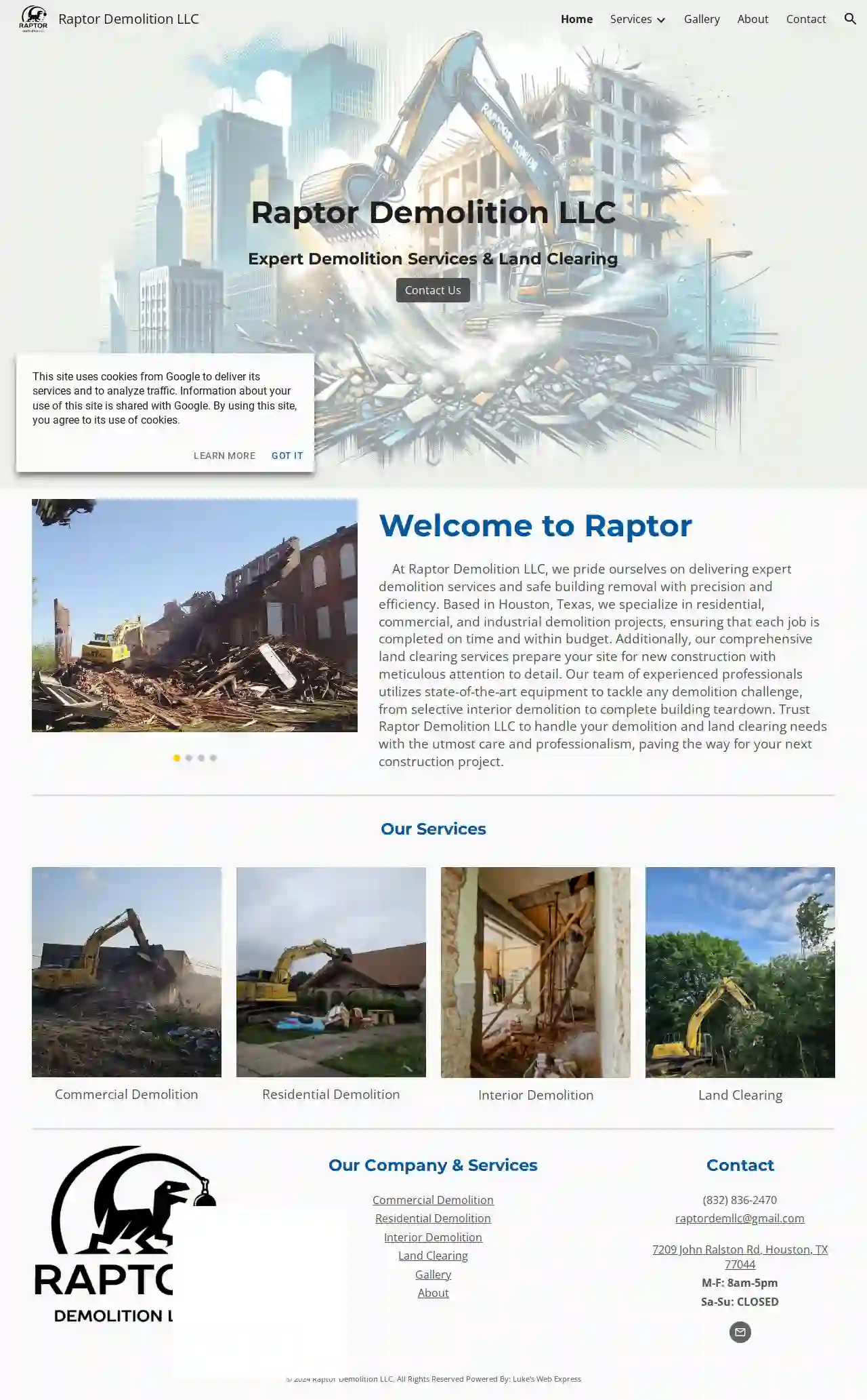 Raptor Demolition LLC