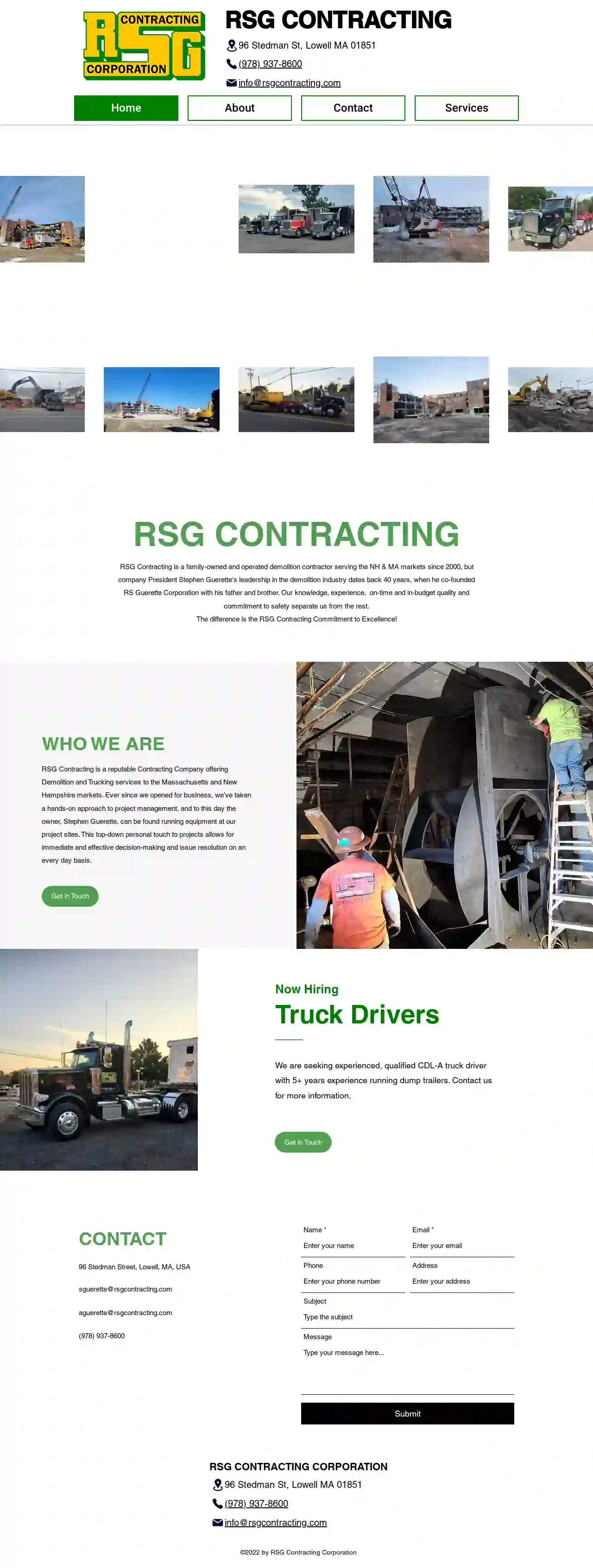 RSG Contracting Corporation