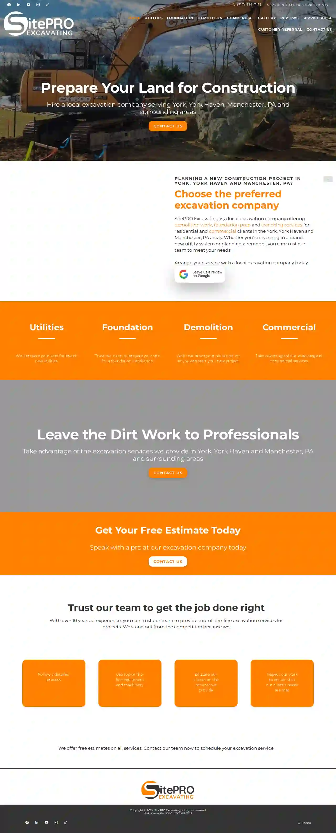 SitePRO Excavating