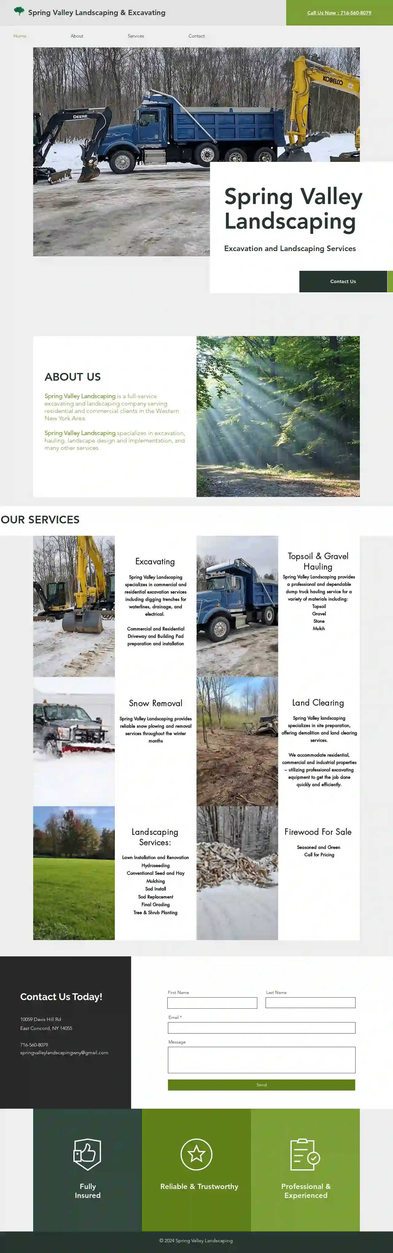 Spring Valley Landscaping & Excavating