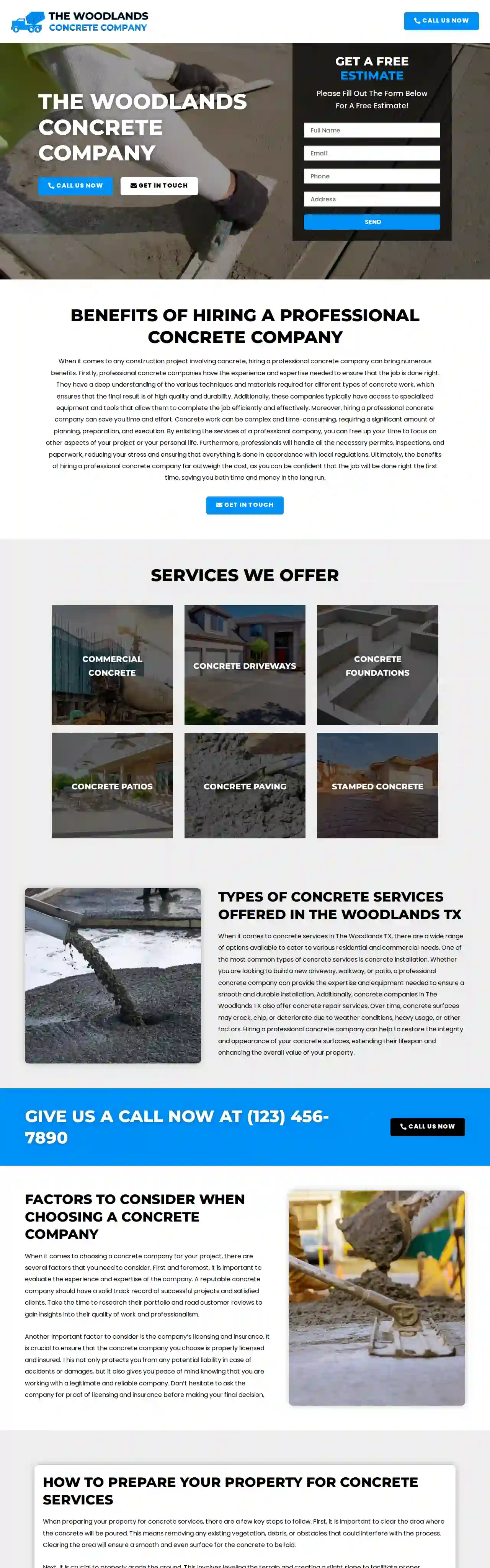 The Woodlands Concrete Company