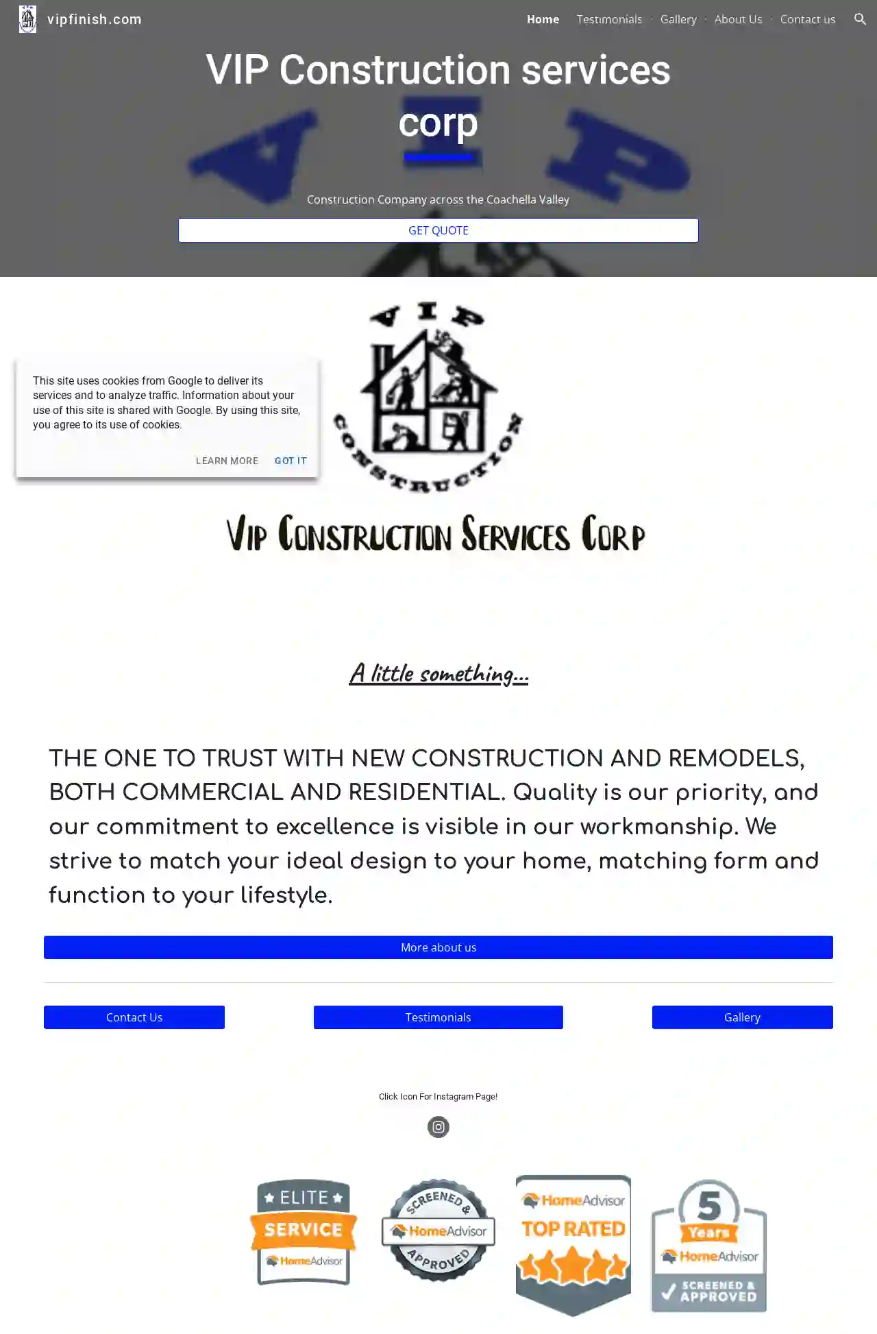 VIP Construction Services Corp